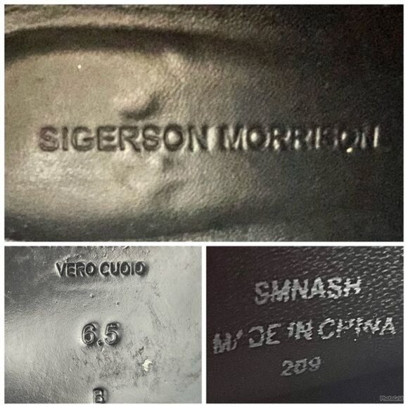 Sigerson Morrison Nash Black Leather Boots 6.5 - Picture 7 of 8